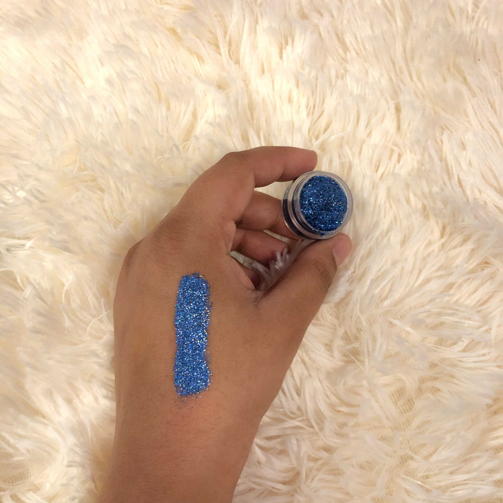Blue Crystals - Glitter Gel Eye Shadow-Immensus Cosmetics
