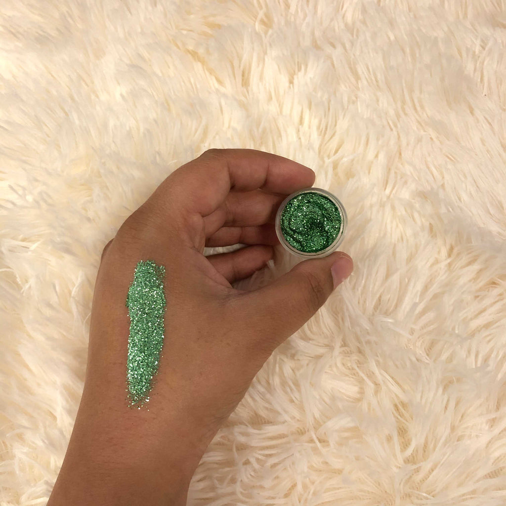 Jade Green - Glitter Gel Eye Shadow-Immensus Cosmetics